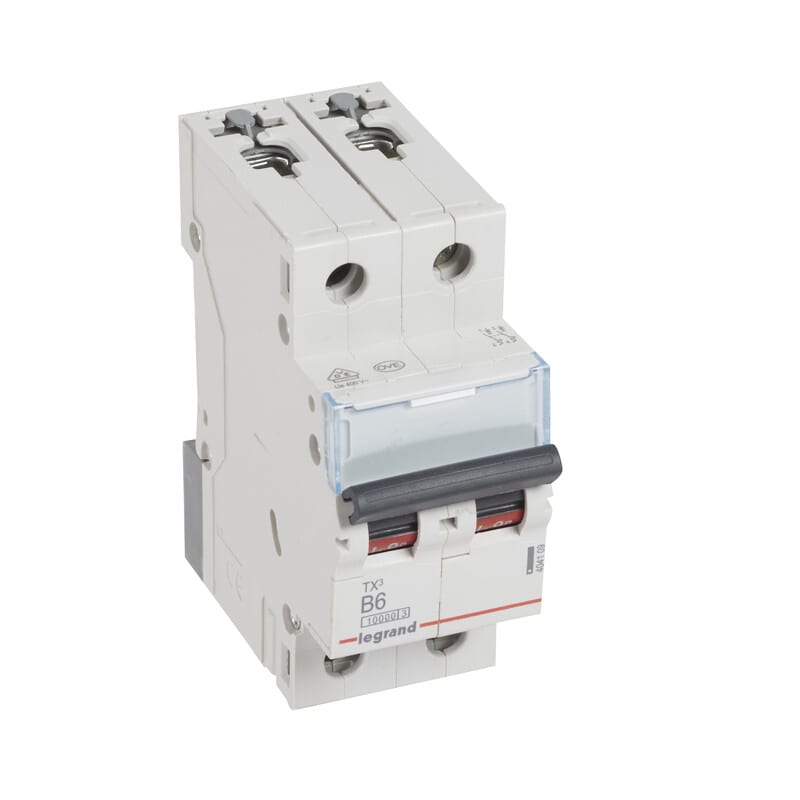 LEGRAND - Johdonsuojakatkaisija 6A 10kA - JSK, 2-nap. B6, 10kA