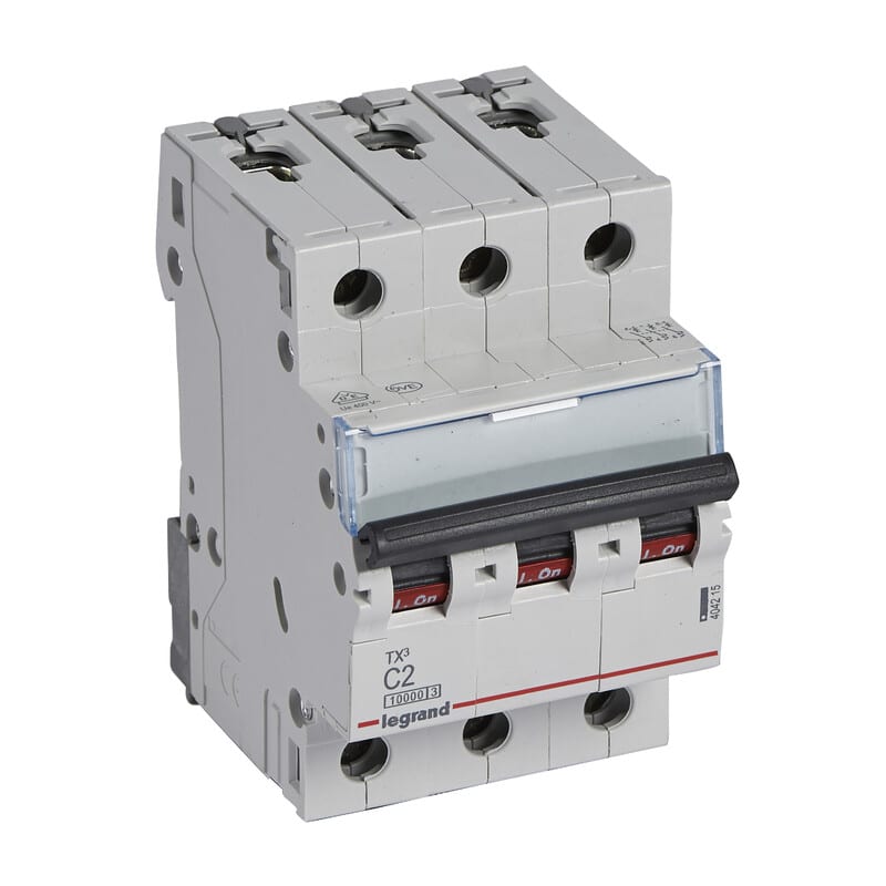 LEGRAND - Johdonsuojakatkaisija 2A 10kA - JSK, 3-nap. C2 10kA