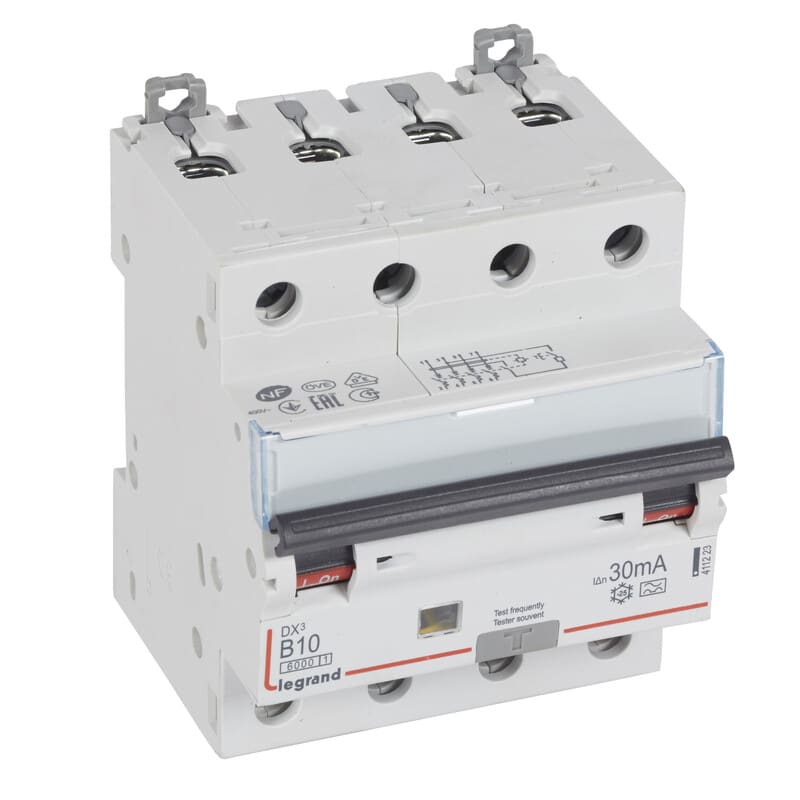 LEGRAND - Vikavirtajohdonsuojakatkaisija - VVJS, 4-nap. B10, 30mA, A