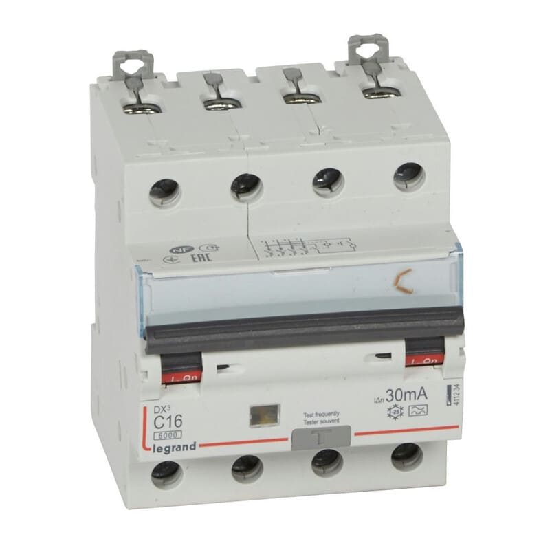 LEGRAND - Vikavirtajohdonsuojakatkaisija - VVJS, 4-nap C16, 30mA