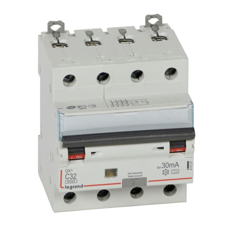 LEGRAND - Vikavirtajohdonsuojakatkaisija - VVJS, 4-nap. C32, 30mA, A