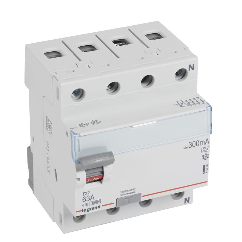 LEGRAND - Vikavirtasuojakytkin - VVSK, 4-nap. 63A, 300mA, A