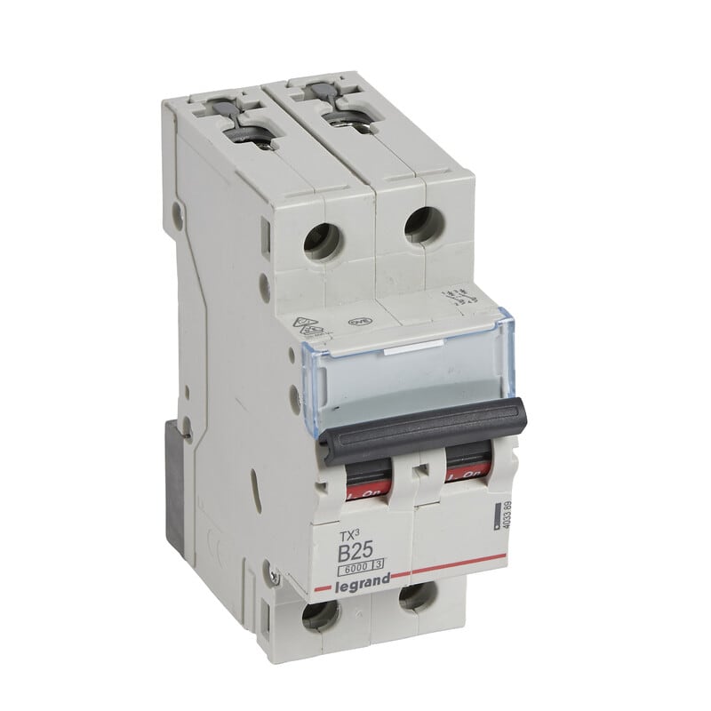 Legrand Danmark A/S - Johdonsuojakatkaisija - JSK, 2-nap. B25, 6kA