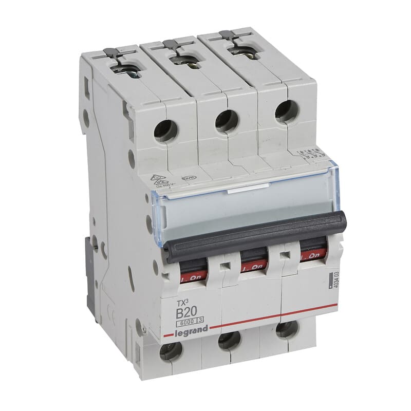 LEGRAND - Johdonsuojakatkaisija - JSK, 3-nap. B20, 6kA