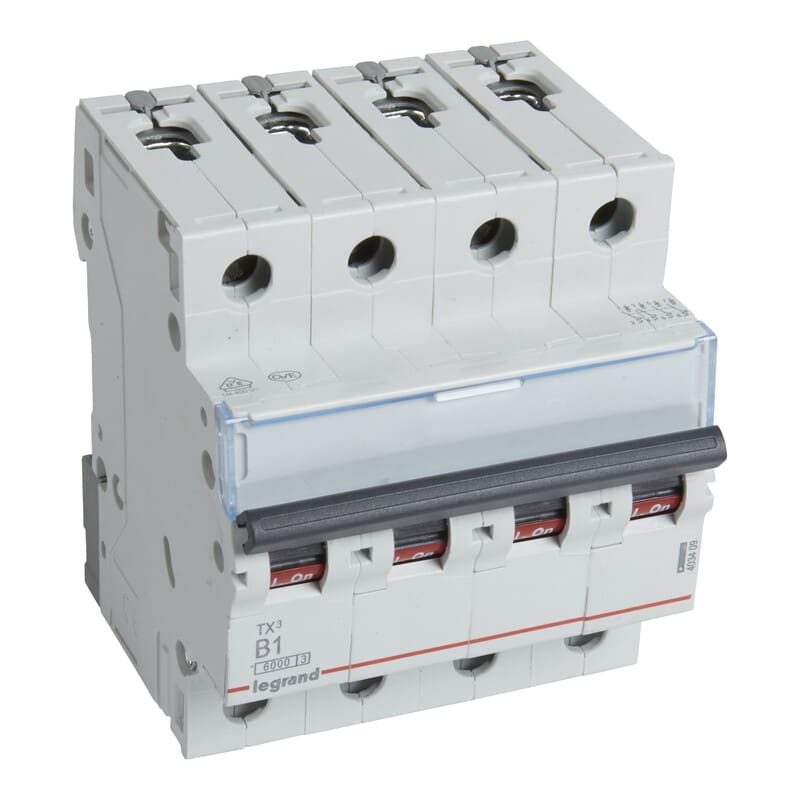 LEGRAND - Johdonsuojakatkaisija - JSK, 4-nap. B1, 6kA