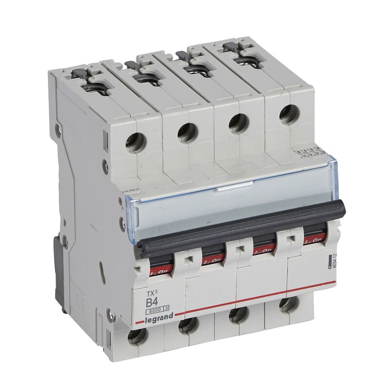 Legrand Danmark A/S - Johdonsuojakatkaisija - JSK, 4-nap. B4, 6kA