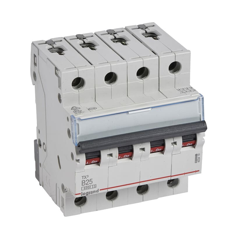LEGRAND - Johdonsuojakatkaisija - JSK, 4-nap. B25, 6kA
