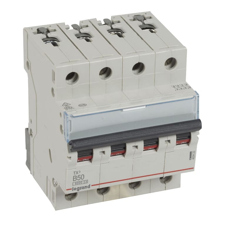 LEGRAND - Johdonsuojakatkaisija - JSK, 4-nap. B50, 6kA