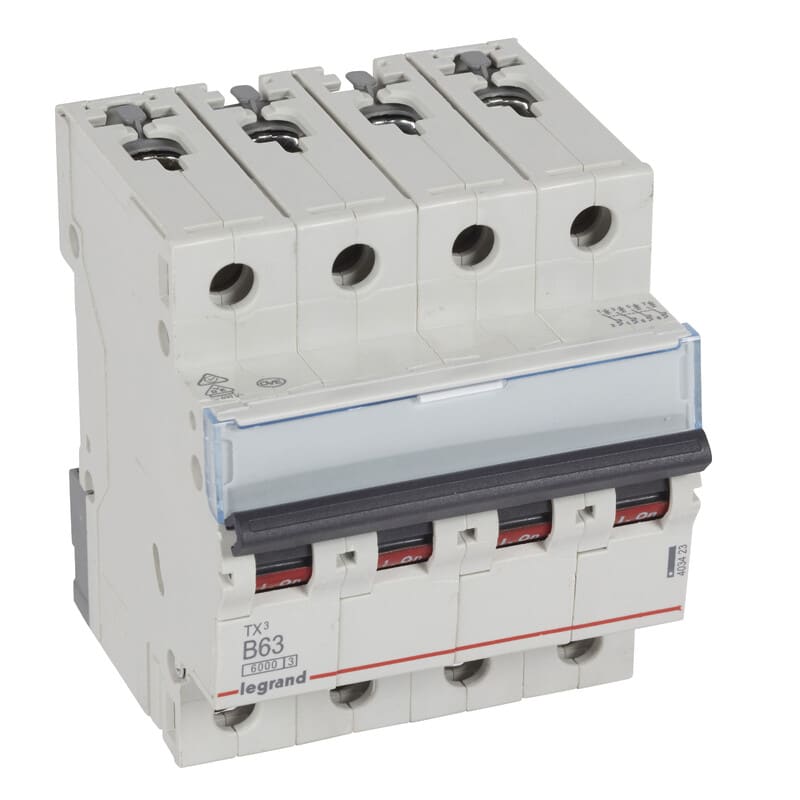 LEGRAND - Johdonsuojakatkaisija - JSK, 4-nap. B63, 6kA