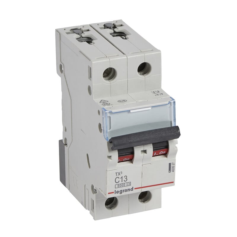 Legrand Danmark A/S - Johdonsuojakatkaisija - JSK, 2-nap. C13, 6kA