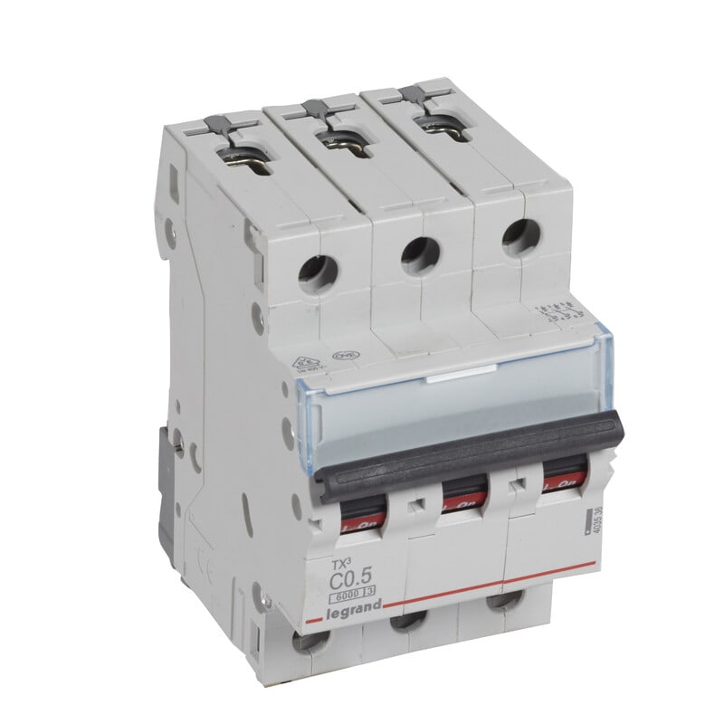 Legrand Danmark A/S - Johdonsuojakatkaisija - JSK, 3-nap. C0.5, 6kA