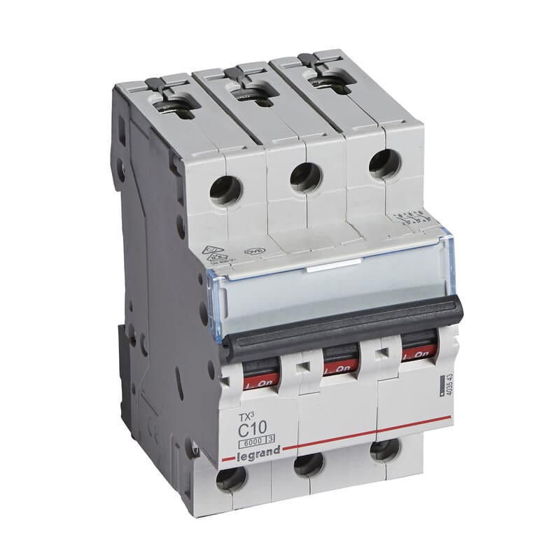 LEGRAND - Johdonsuojakatkaisija - JSK, 3-nap. C10, 6kA