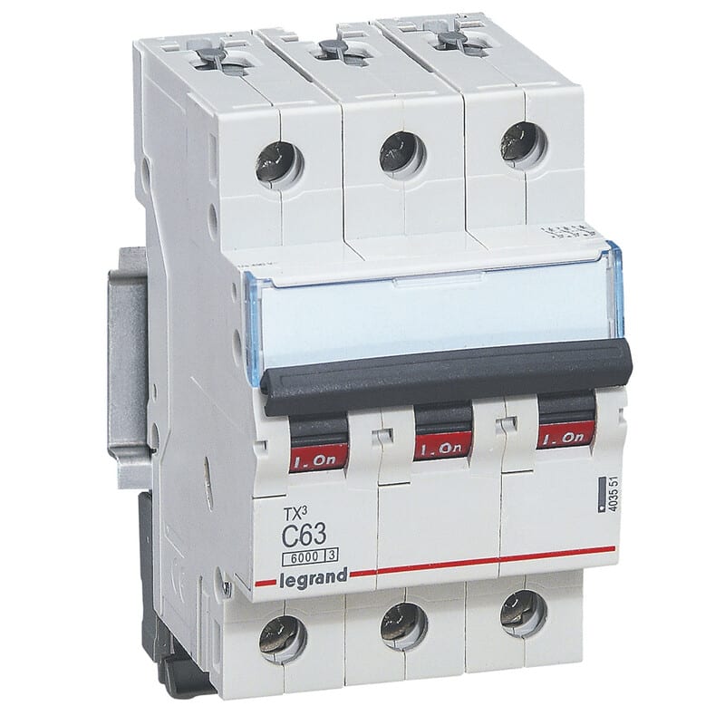 LEGRAND - Johdonsuojakatkaisija - JSK, 3-nap. C63, 6kA