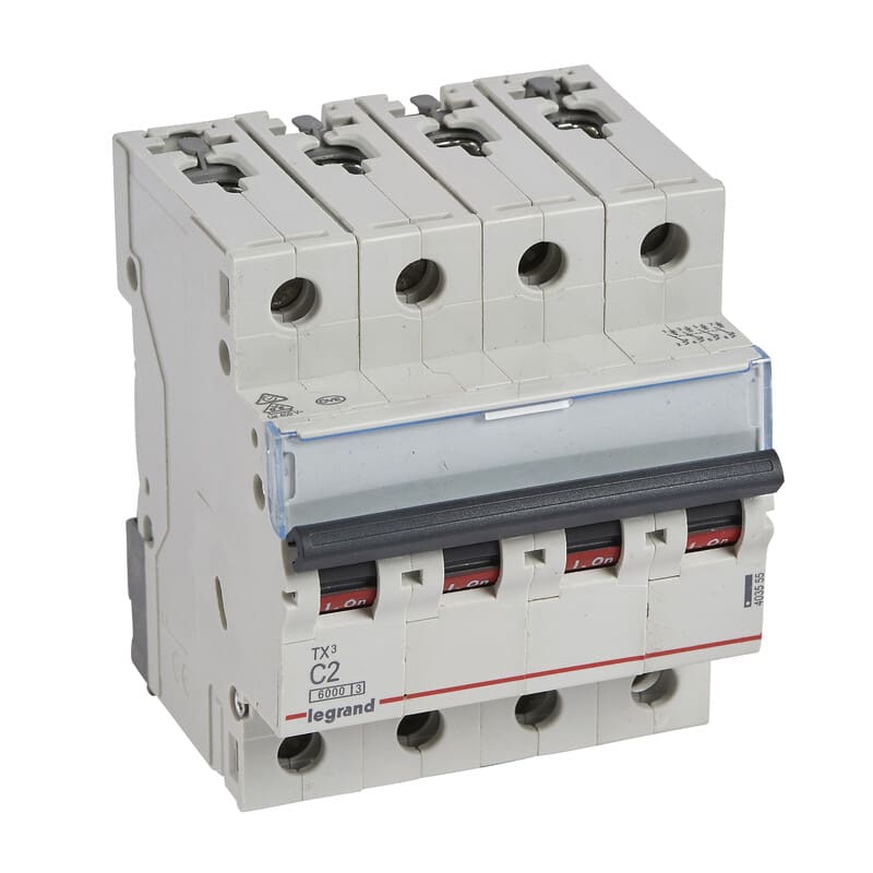 LEGRAND - Johdonsuojakatkaisija - JSK, 4-nap. C2, 6kA
