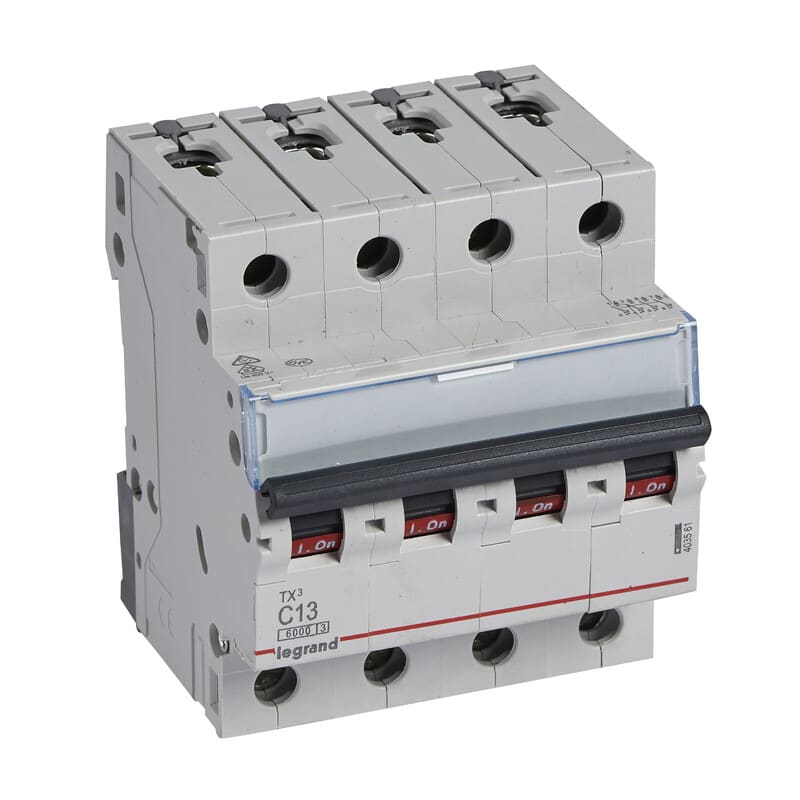 LEGRAND - Johdonsuojakatkaisija - JSK, 4-nap. C13, 6kA