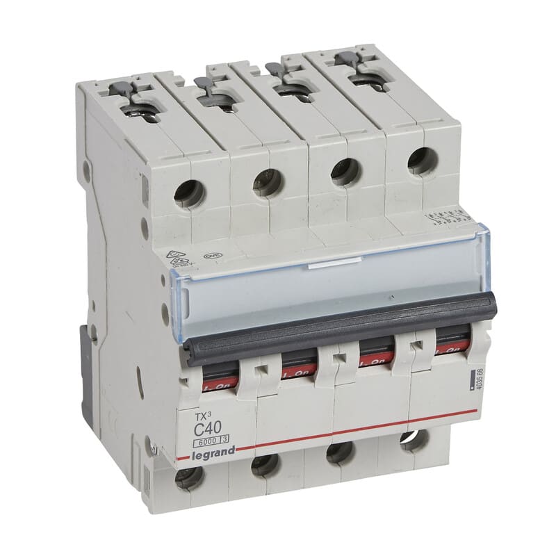 LEGRAND - Johdonsuojakatkaisija - JSK, 4-nap. C40, 6kA