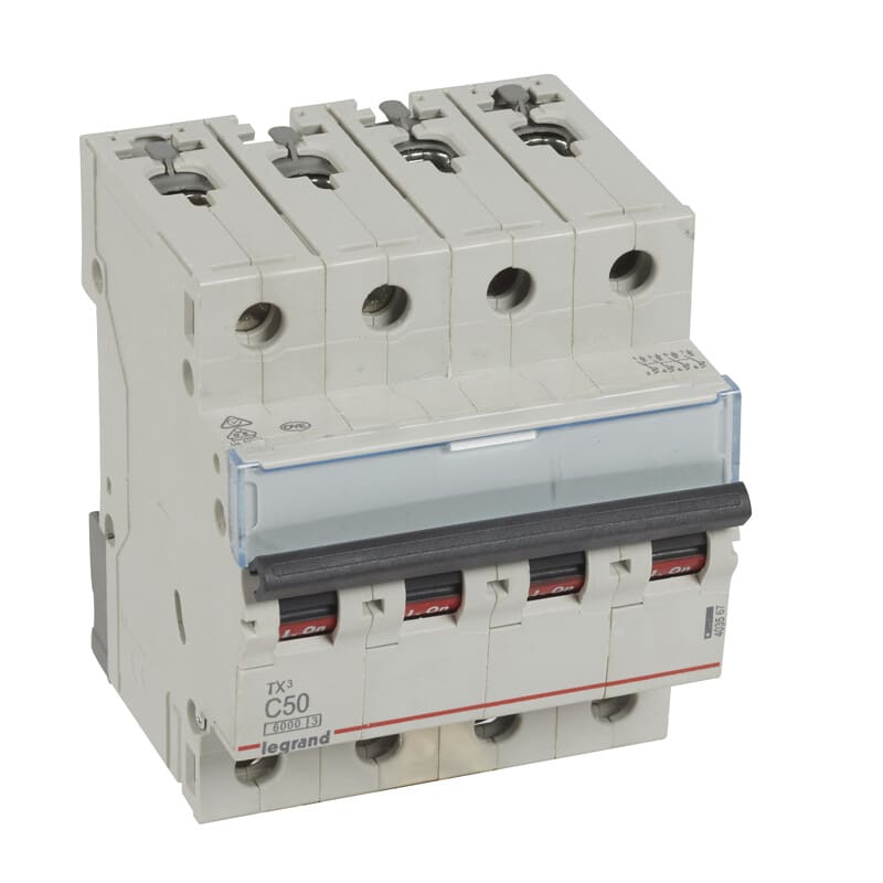 LEGRAND - Johdonsuojakatkaisija - JSK, 4-nap. C50, 6kA