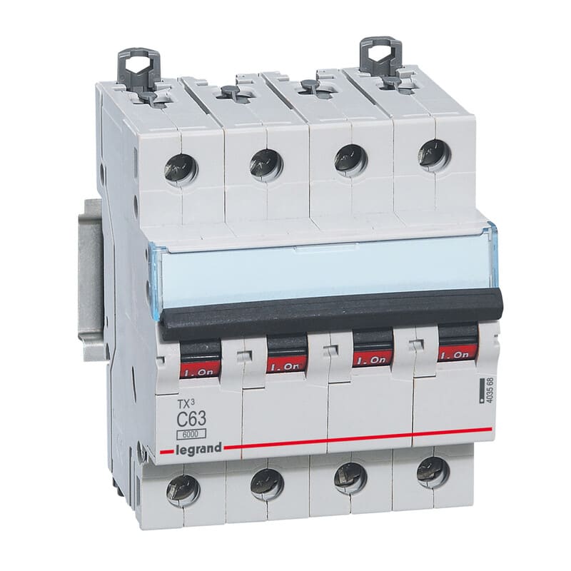 LEGRAND - Johdonsuojakatkaisija - JSK, 4-nap. C63, 6kA