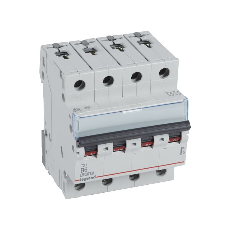 Legrand Danmark A/S - Johdonsuojakatkaisija - JSK, 4-nap. B6, 10kA