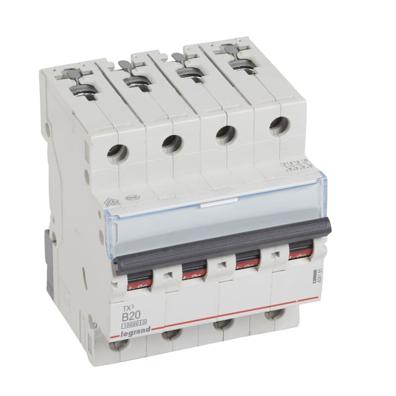 LEGRAND - Johdonsuojakatkaisija - JSK, 4-nap. B20, 10kA