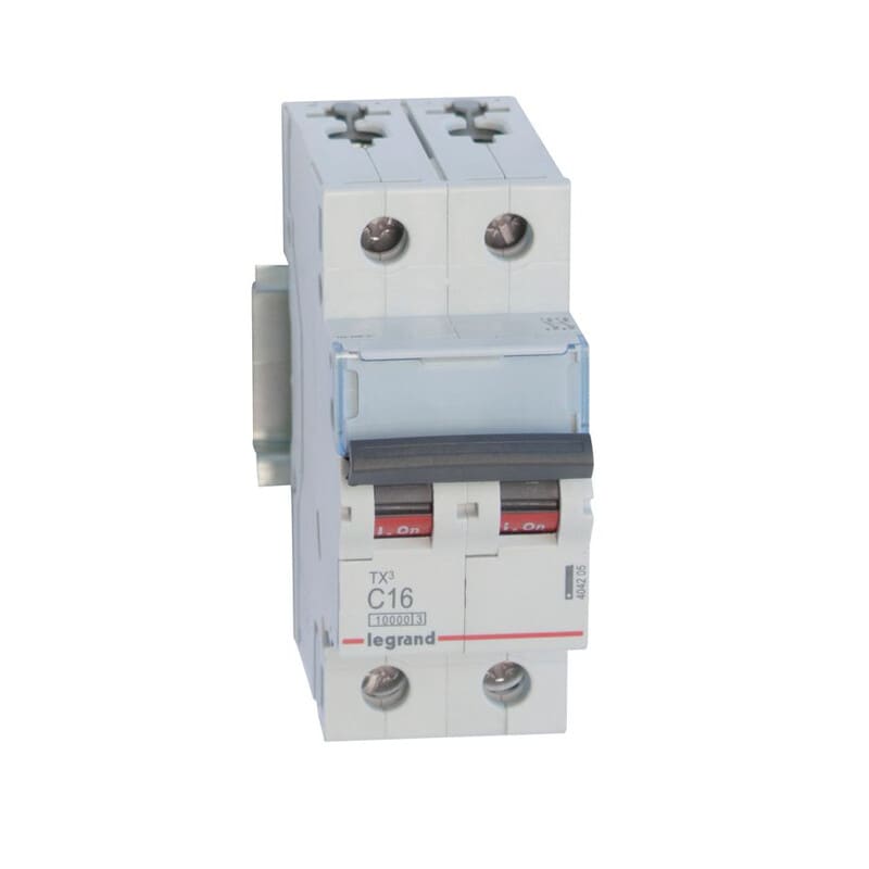 Legrand Danmark A/S - Johdonsuojakatkaisija - JSK, 2-nap. C16, 10kA