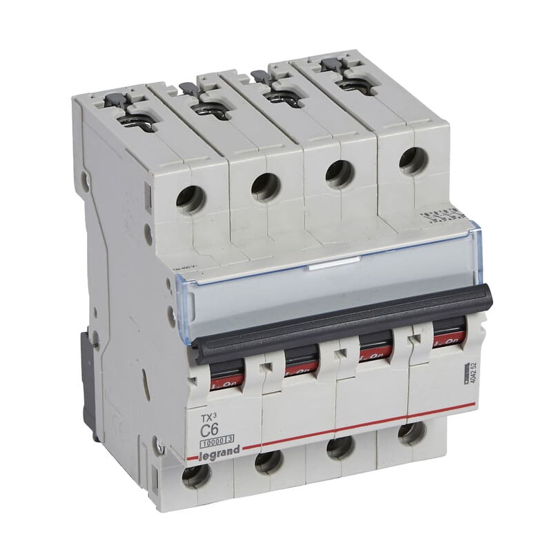 LEGRAND - Johdonsuojakatkaisija - JSK, 4-nap. C6, 10kA