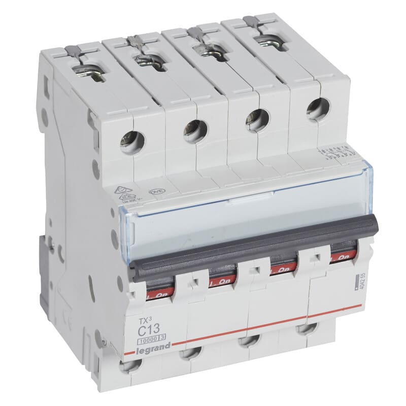 LEGRAND - Johdonsuojakatkaisija - JSK, 4-nap. C13, 10kA