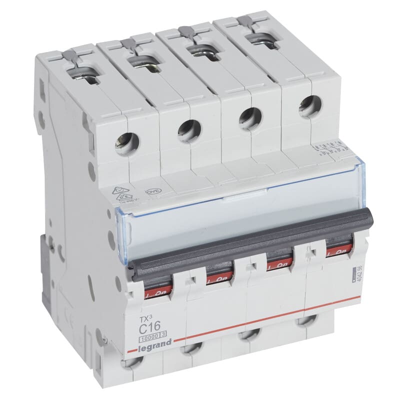 Legrand Danmark A/S - Johdonsuojakatkaisija - JSK, 4-nap. C16, 10kA