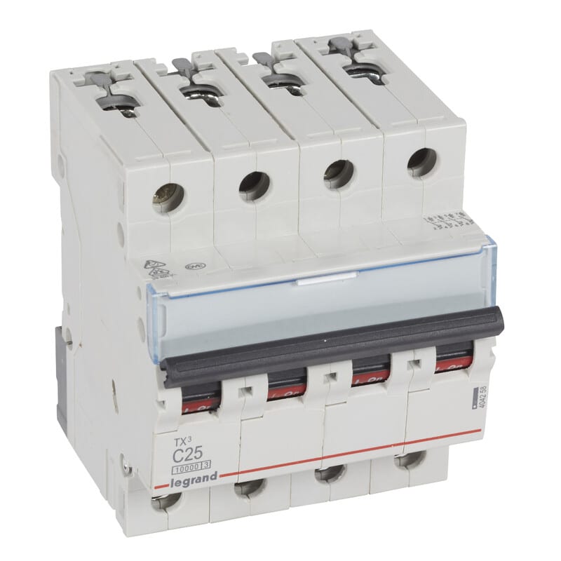 LEGRAND - Johdonsuojakatkaisija - JSK, 4-nap. C25, 10kA