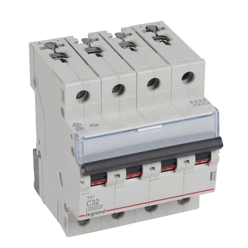 LEGRAND - Johdonsuojakatkaisija - JSK, 4-nap. C32, 10kA