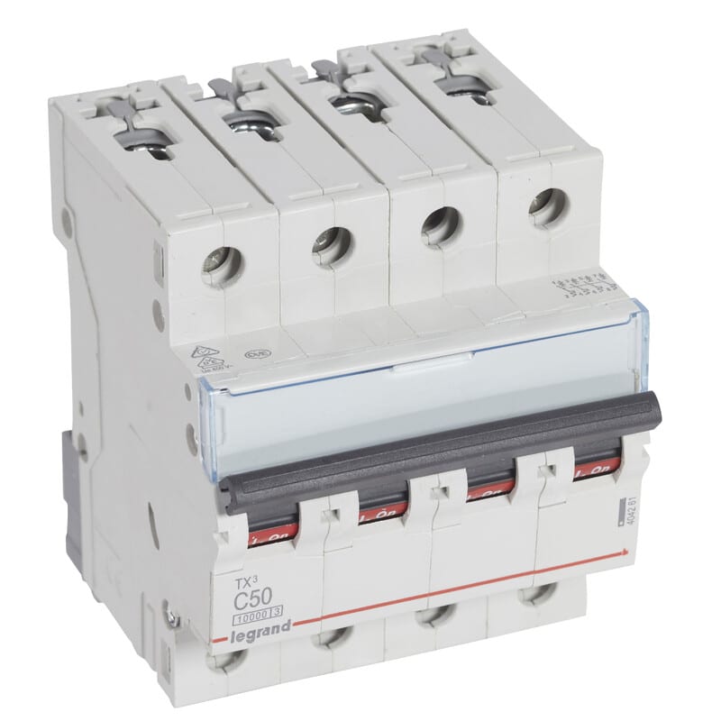 LEGRAND - Johdonsuojakatkaisija - JSK, 4-nap. C50, 10kA