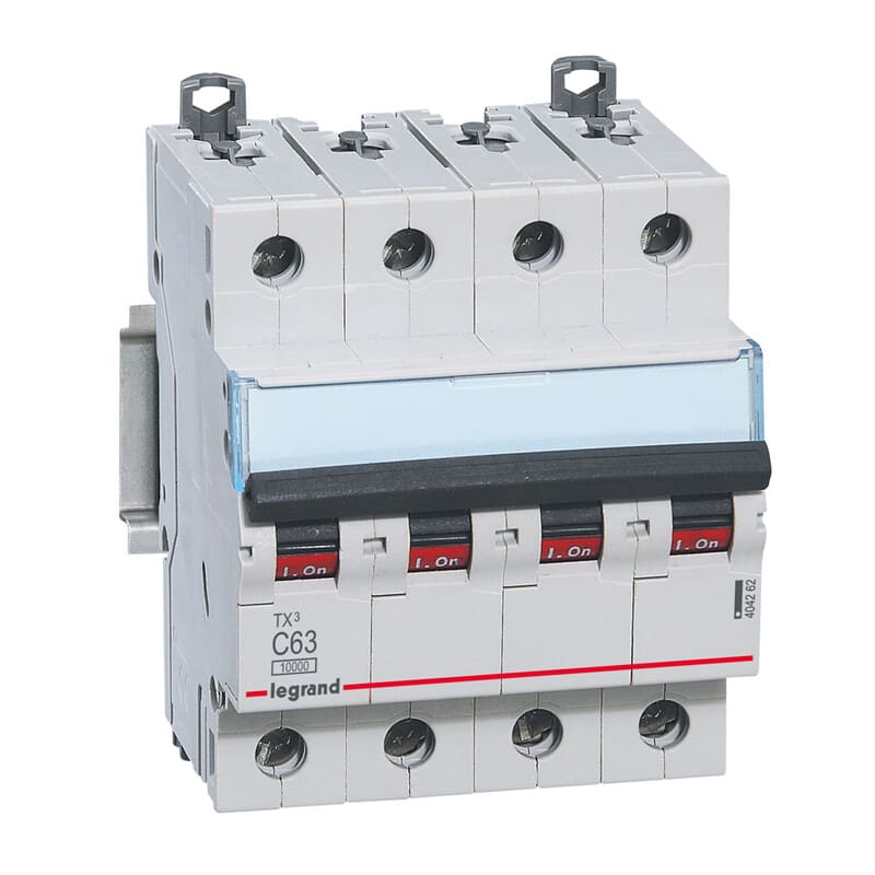 LEGRAND - Johdonsuojakatkaisija - JSK, 4-nap. C63, 10kA