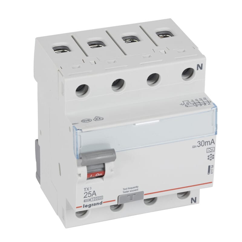 LEGRAND - Vikavirtasuojakytkin - VVSK, 4-nap. 25A, 30mA, A