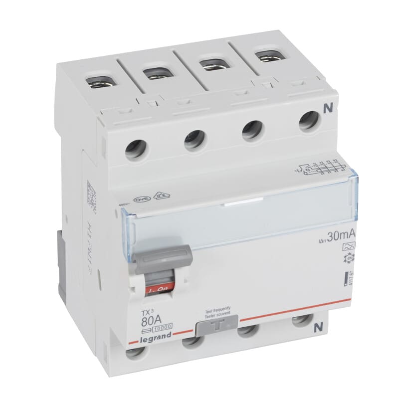 LEGRAND - Vikavirtasuojakytkin - VVSK, 4-nap. 80A, 30mA, A