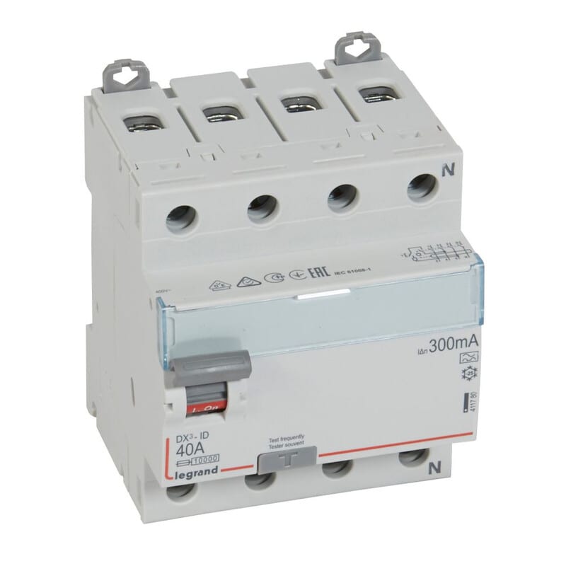 LEGRAND - Vikavirtasuojakytkin - VVSK, 4-nap. 40A, 300mA
