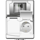 NORWESCO - Vikavirtapistoras Protector II - 2S/16A/10mA/250V/IP44 PPR val