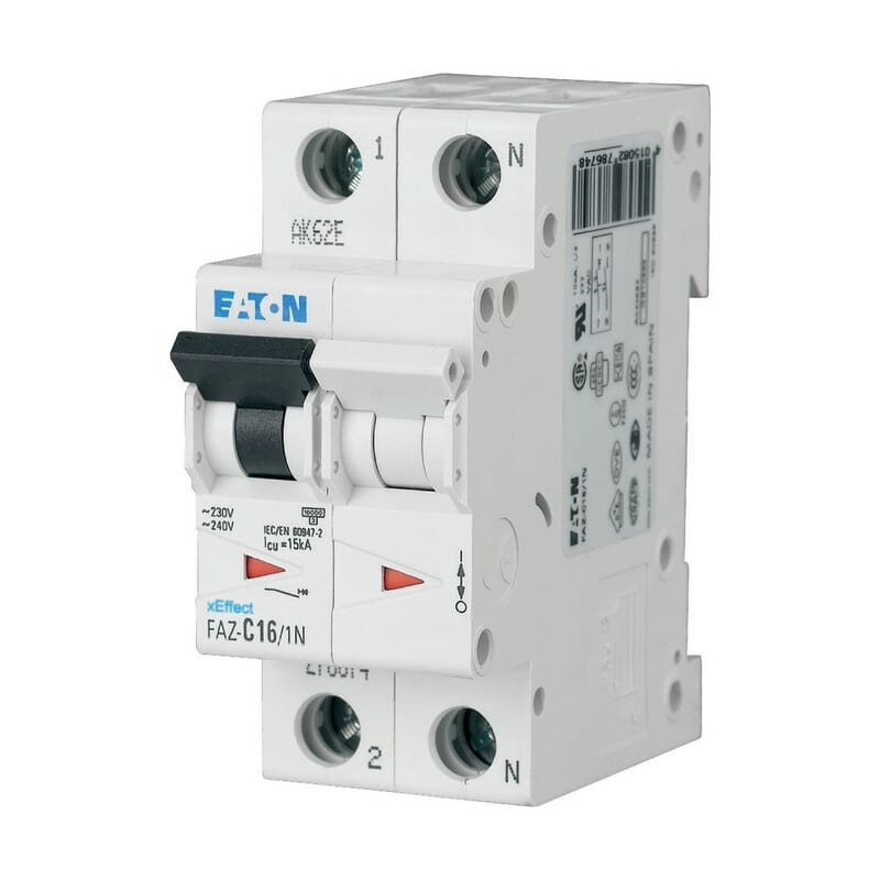 EATON - Johdonsuojakatkaisija - FAZ6-B1,6/1N