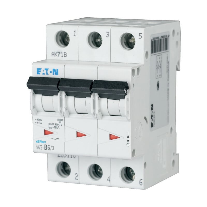 EATON - Johdonsuojakatkaisija - FAZ6-B63/3
