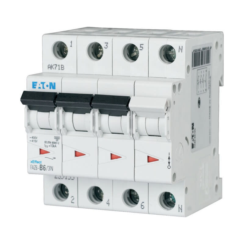 EATON - Johdonsuojakatkaisija - FAZ6-C50/3N