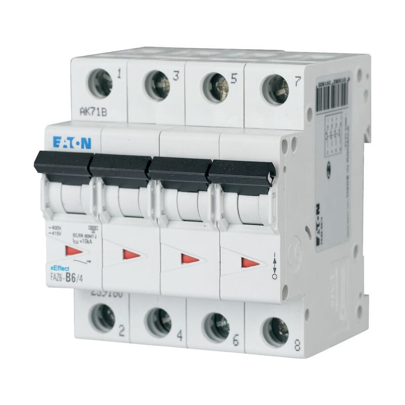 EATON - Johdonsuojakatkaisija - FAZ6-B63/4