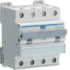 HAGER - Vikavirtajohdonsuojakatkaisija - ADH456H 30mA A-HI/4x6A C-k 6kA