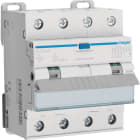 HAGER - Vikavirtajohdonsuojakatkaisija - ADX456D 30mA A/4x6A C-k. 10kA