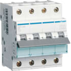 HAGER - Johdonsuojakatk.4-nap B 6kA - MBN406 6A