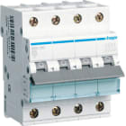 HAGER - Johdonsuojakatkaisija 6A 6kA - MBN606 3+N 6A B-käy 6kA