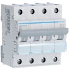 HAGER - Johdonsuojakatkaisija 10A 6kA - MBN610 3+N 10A B-käy 6kA