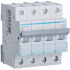 HAGER - Johdonsuojakatkaisija 40A 6kA - MBN640 3+N 40A B-käy 6kA