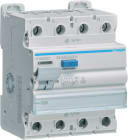 HAGER - Vikavirtasuojakytkin - CFA625D 300mA A/4x25A 10kA