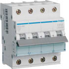 HAGER - Johdonsuojakatkaisija 4x0,5A 6kA - MCN400 4x0,5A C-käy 6kA