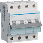 HAGER - Johdonsuojakatkaisija 4x0,5A 6kA - MCN400 4x0,5A C-käy 6kA