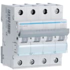 HAGER - Johdonsuojakatkaisija 10A 6kA - MCN610 3+N 10A C-käy 6kA